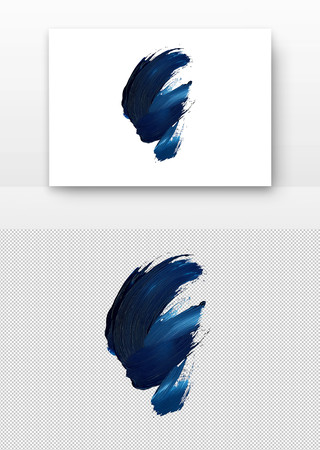 深蓝的笔触 深蓝的笔触