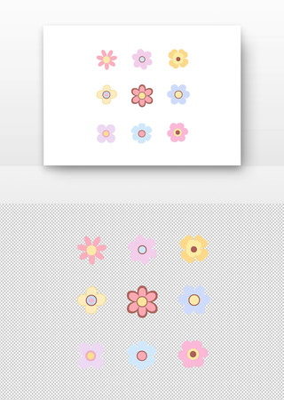 花朵手账贴纸 花朵手账贴纸