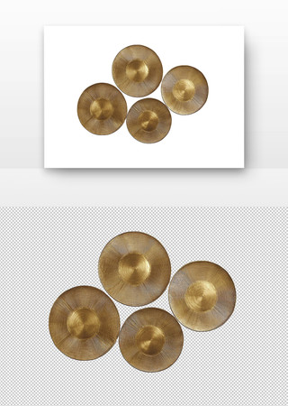 金色的圆形装饰 PNG