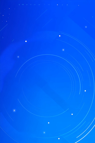 蓝色背景的星空与圆环图案设计
