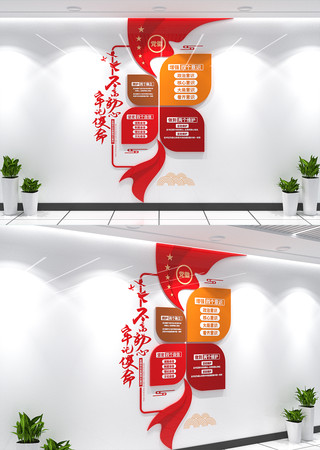 两个确立四个自信四个意识两个维护文化墙 CDR