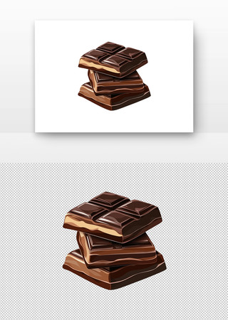 三块光泽诱人的巧克力 三块光泽诱人的巧克力