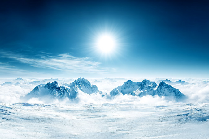 雪山云海日出 雪山云海日出