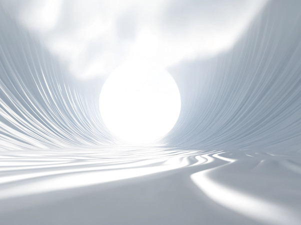 隧道尽头的明亮白光 隧道尽头的明亮白光