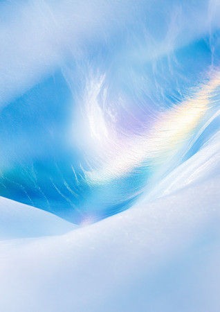 ѩ�������µ��λù�Ӱ