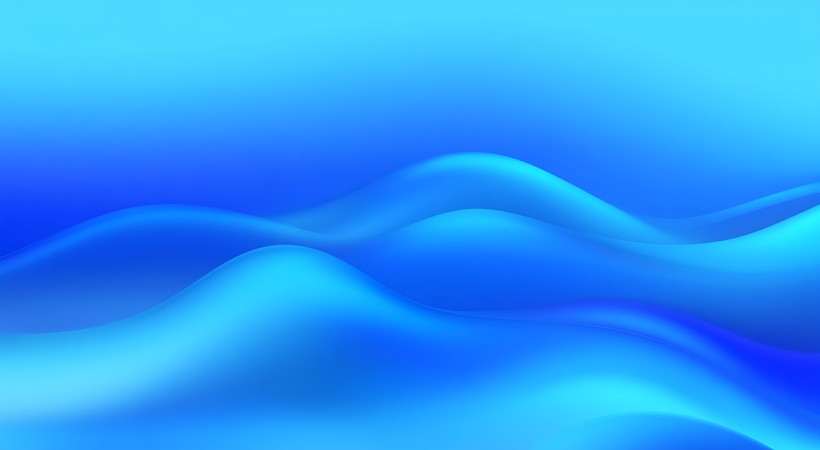 蓝色渐变波浪背景图 蓝色渐变波浪背景图