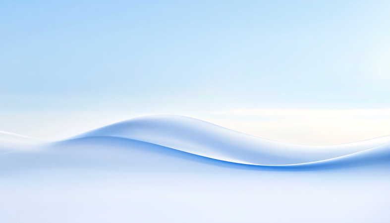 蓝色渐变的柔和波浪背景 蓝色渐变的柔和波浪背景