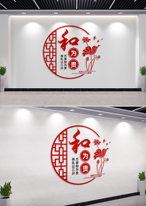 和为贵调解室文化墙形象墙