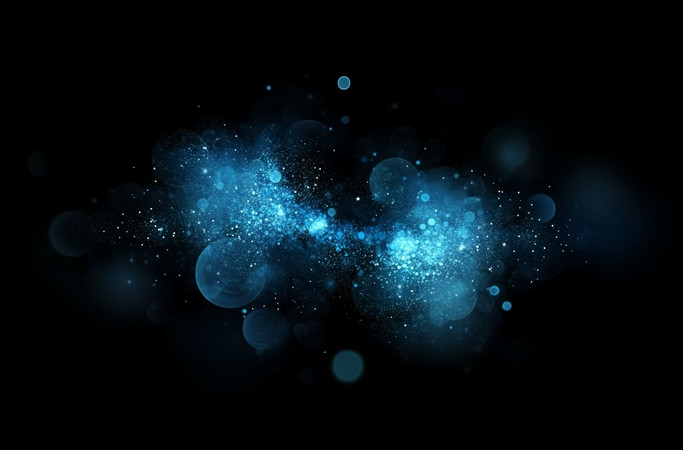 蓝色星空梦幻背景 蓝色星空梦幻背景