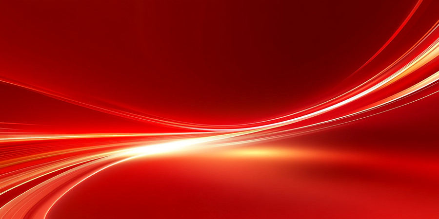 红色背景上的金色光线动态效果 红色背景上的金色光线动态效果