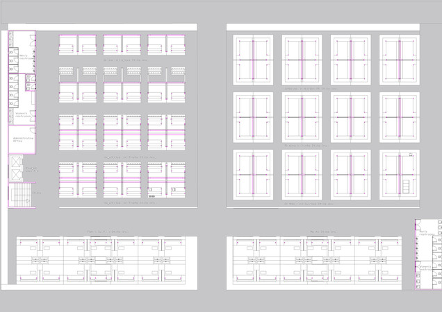 超市CAD平面布置图 dwg