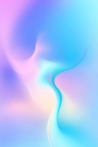 渐变色彩的流体形态抽象图 渐变色彩的流体形态抽象图