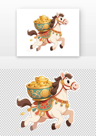 卡通马年素材 卡通马年素材