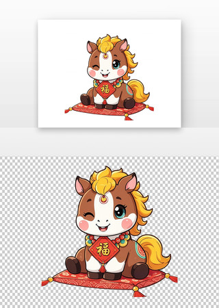 可爱小马送福 可爱小马送福