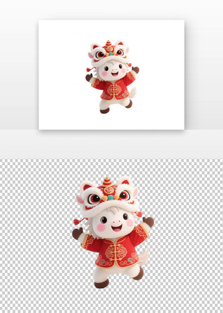 马年元素可爱卡通马 马年元素可爱卡通马