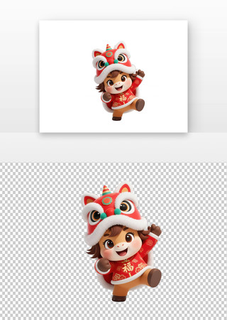 马年元素可爱卡通马 马年元素可爱卡通马