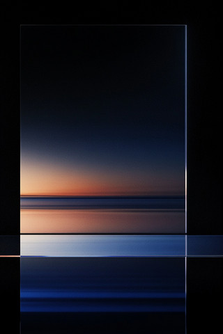 日落时分的海面与天空 日落时分的海面与天空