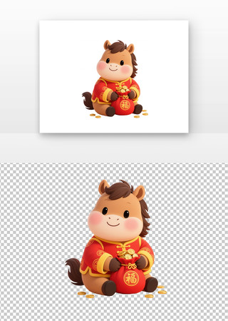 卡通马素材 卡通马素材