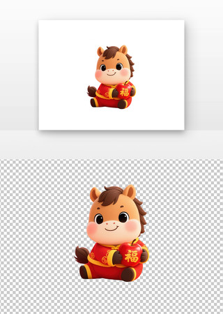 卡通小马贺新春 卡通小马贺新春