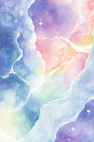 梦幻水彩星空纹理 梦幻水彩星空纹理