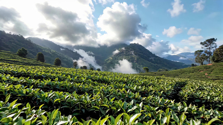 茶园自然风光全景 茶园自然风光全景