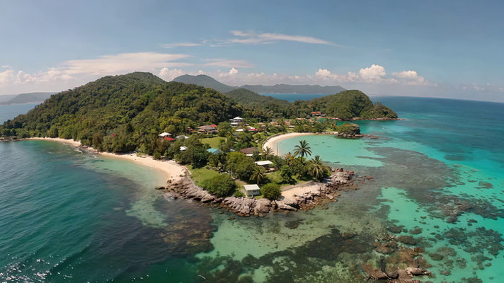 海岛海岸风光航拍素材 海岛海岸风光航拍素材