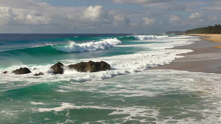 �����Ĵ�ɳ̲��ʯ����