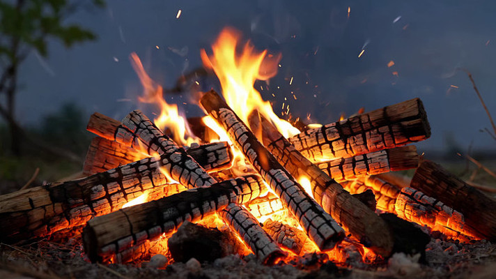 户外篝火燃烧特写素材 户外篝火燃烧特写素材