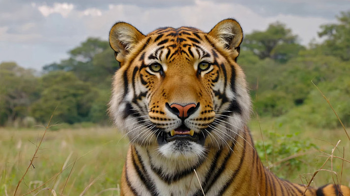 野外老虎特写素材 野外老虎特写素材