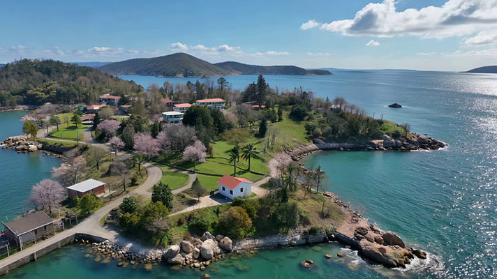 海岛风光航拍全景 海岛风光航拍全景
