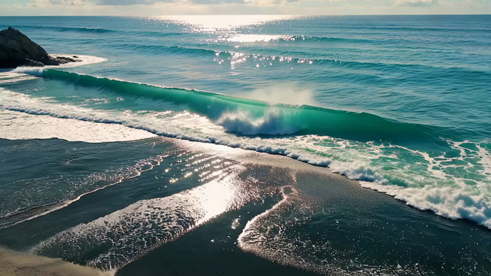 海浪拍打海岸景观 海浪拍打海岸景观