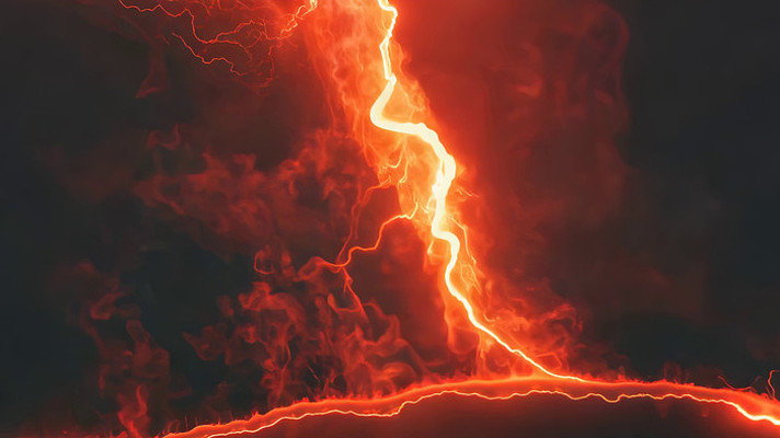 火焰闪电特效素材