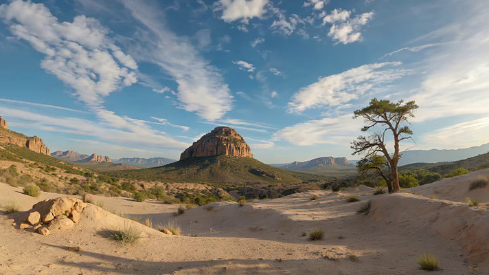 沙漠岩石自然风光 沙漠岩石自然风光