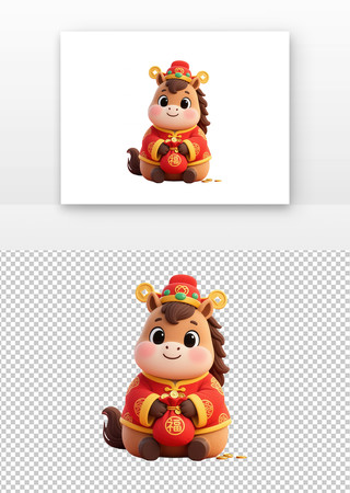 可爱卡通马素材 可爱卡通马素材