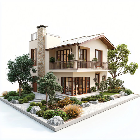 现代风格的别墅建筑 现代风格的别墅建筑