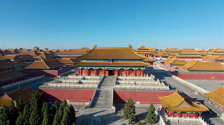 北京故宫古建筑俯瞰 北京故宫古建筑俯瞰