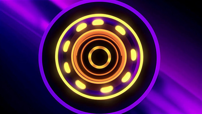 炫彩光圈背景素材