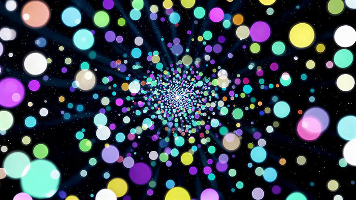 彩色粒子背景特效 彩色粒子背景特效