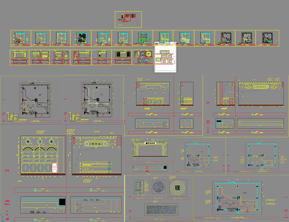 儿童游乐场CAD施工图 dwg