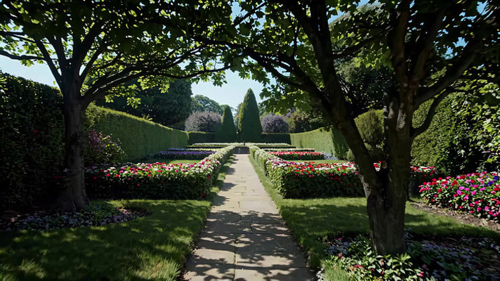 花园花卉绿植景观