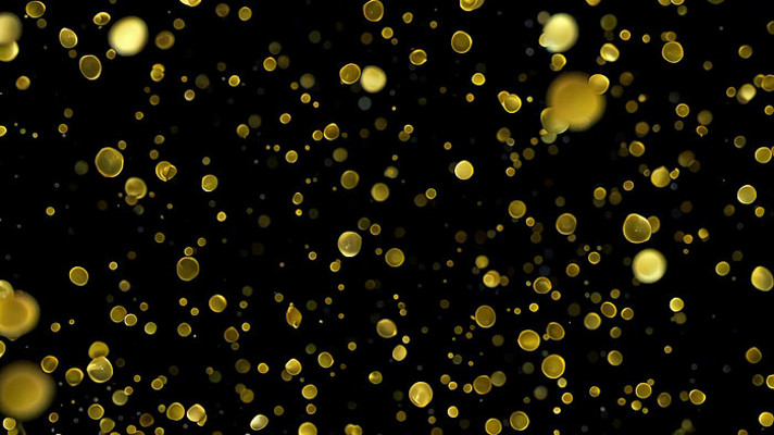 金色粒子背景素材 金色粒子背景素材
