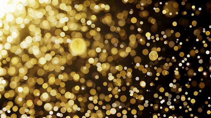 金色粒子背景特效素材 金色粒子背景特效素材