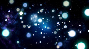 梦幻星空粒子背景素材