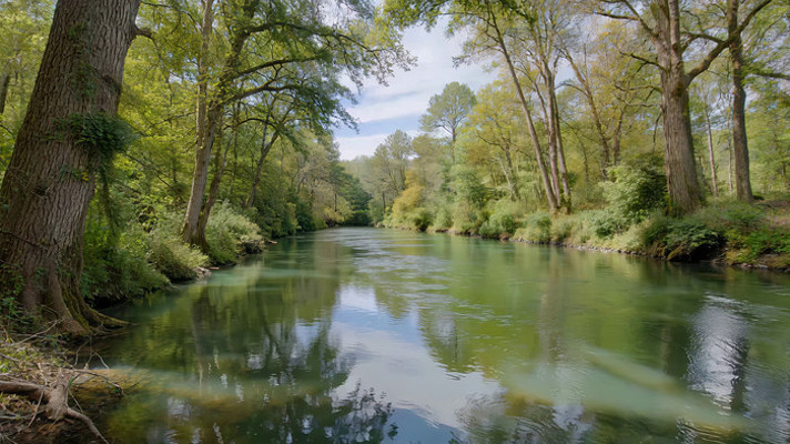 森林河流自然风景 森林河流自然风景