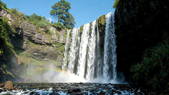 自然景观瀑布 自然景观瀑布