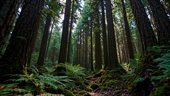 茂密森林自然景观 茂密森林自然景观