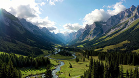 ɽ�Ⱥ���ɭ����Ȼ���