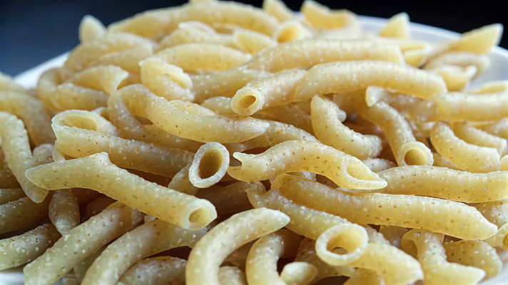 微距特写意大利通心粉