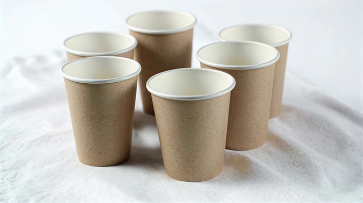 棕色纸杯静物展示 棕色纸杯静物展示