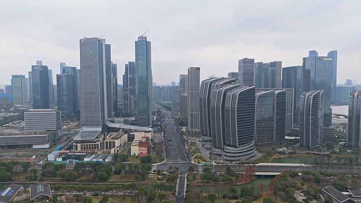 杭州钱江世纪城盈丰街道商务建筑群